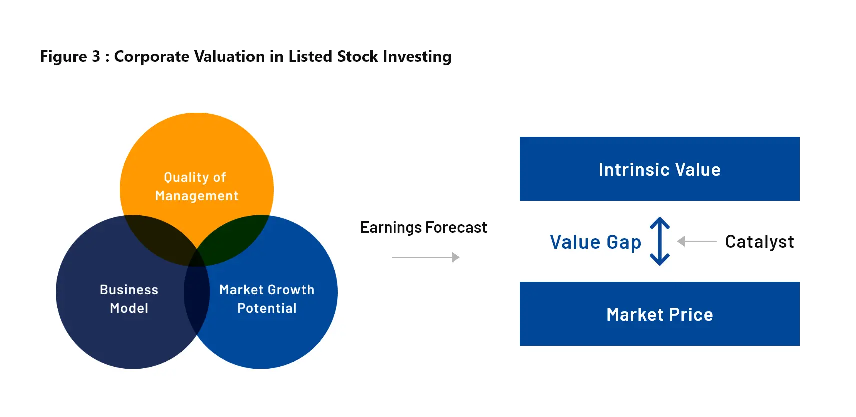 Figure 3: Corporate Valuation in Listed Stock Investing